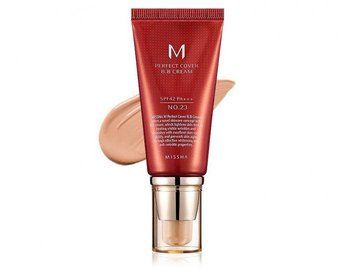 Увлажняющий BB-крем с гиалуроновой кислотой из SPF 42 Missha Perfect Cover BB Cream 50 мл тонн 23 фото