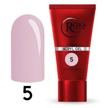 Акрил гель для нігтів ROKS Acryl Gel №05 30 мл фото