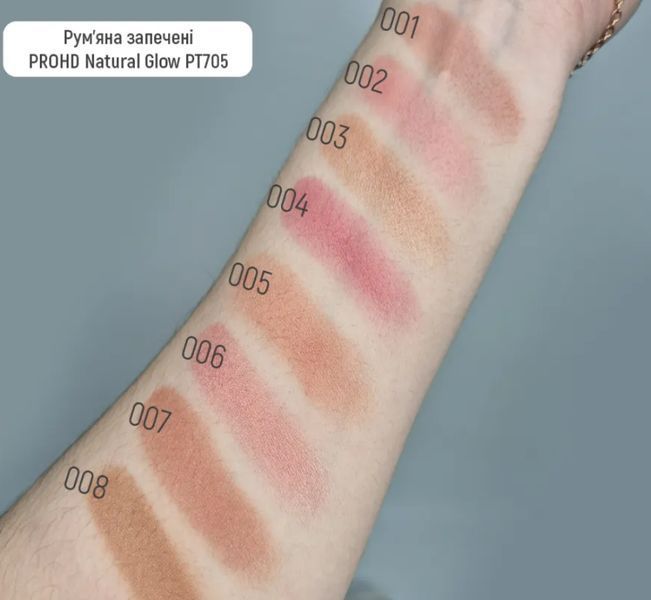 Рум&rsquo;яна запечені Topface Pro HD Natural Glow Baked Blush №002 Sun Kissed 4 г фото