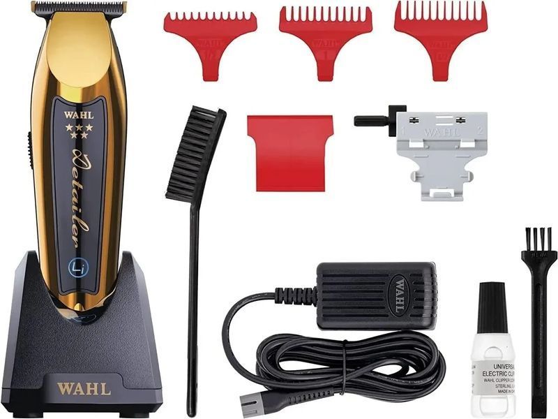 Триммер для стрижки волос Wahl Detailer Cordless Gold фото