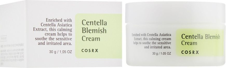 Крем заживляющий для проблемной кожи с центелой Cosrx Centella Blemish Cream 30 мл фото