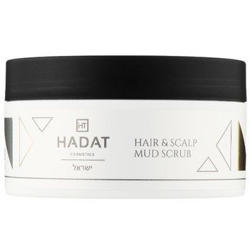 Скраб очищувальний з морською сіллю для волосся та шкіри голови Hadat Cosmetics Hydro Hair Scalp Mud Scrub 300 мл фото