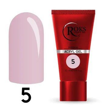 Акрил гель для нігтів ROKS Acryl Gel №05 15 мл фото