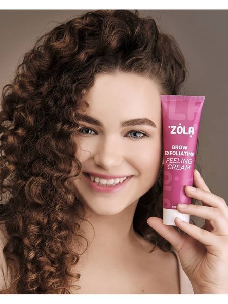 Крем-скатка для брови Brow exfoliating peeling cream ZOLA 100 мл фото