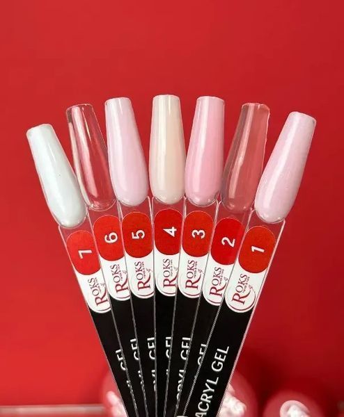 Акрил гель для нігтів ROKS Acryl Gel №02 15 мл фото