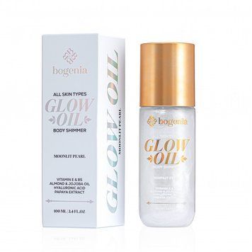 Олія-шимер для тіла Bogenia Glow Oil Body Shimmer №1 Moonlit Pearl 100 мл фото