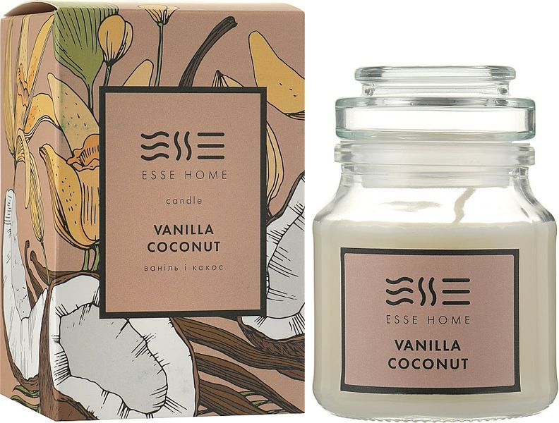 Свічка Кокос та Ваніль Esse Vanilla Coconut 150 г фото