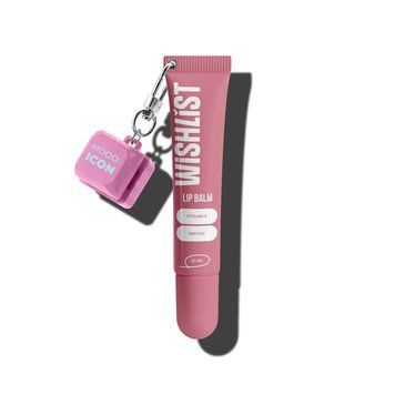 Бальзам-блиск для губ Sweet Candy WishList Lip Gloss Balm 10 мл + Брелок кнопка"Mood: Icon" фото