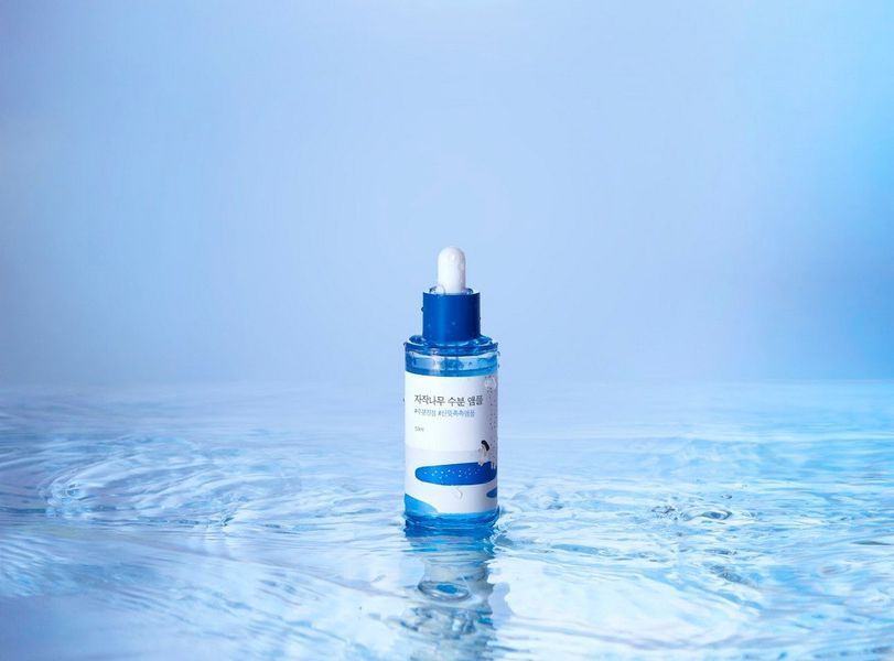 Увлажняющая сыворотка концентрированная с березовым соком Round Lab Moisturizing Ampoule 50 мл фото