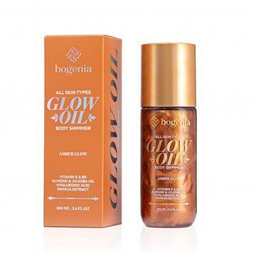 Олія-шимер для тіла Bogenia Glow Oil Body Shimmer №3 Amber Glow 100 мл фото