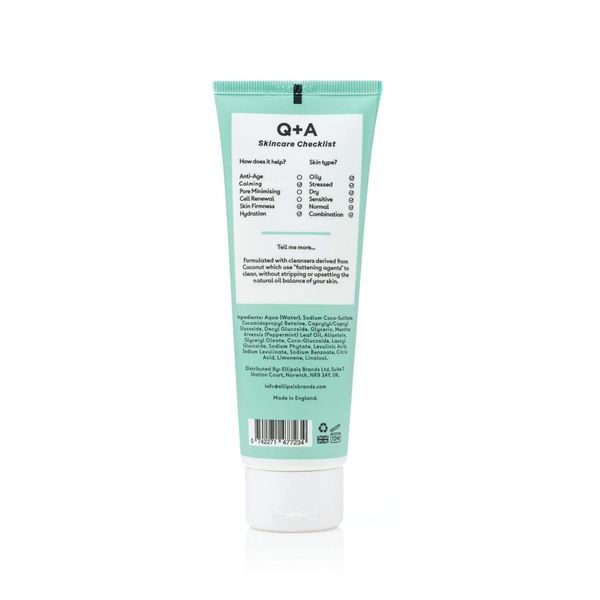 Очищающий гель для лица с мятой Q+A Peppermint Daily Cleanser 125 мл фото