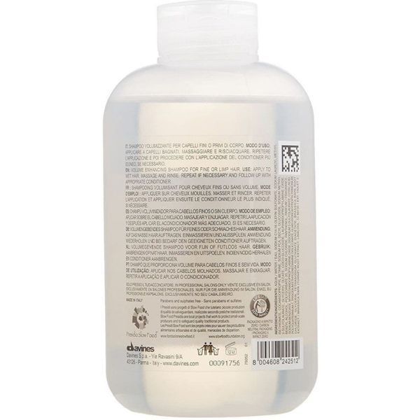 Шампунь увлажняющий для объема волос Davines Volu Shampoo 250 мл фото