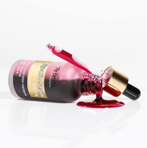Кислотный пилинг-сыворотка АНА 30% BHA 1% Top Beauty Glycolic Serum 30 мл фото