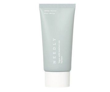 Солнцезащитный крем с растительным скваланом SPF 50+ PA++++ Needly Vegan Mild Moisture Sun 50 мл фото
