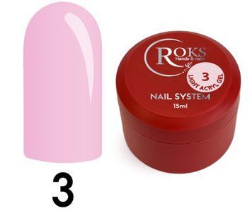 Рідкий гель Roks Light Acrygel №3 15 мл фото