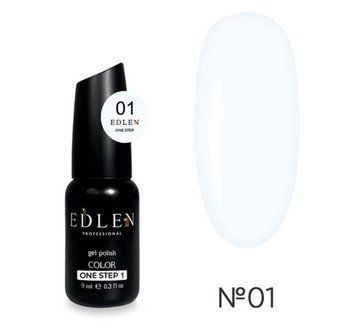 Однофазний гель-лак Edlen One step gel polish №01 9 мл фото
