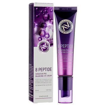 Антивіковий крем для шкіри навколо очей з пептидами Enough 8 Sensation Pro Balancing Eye Cream 30 мл фото