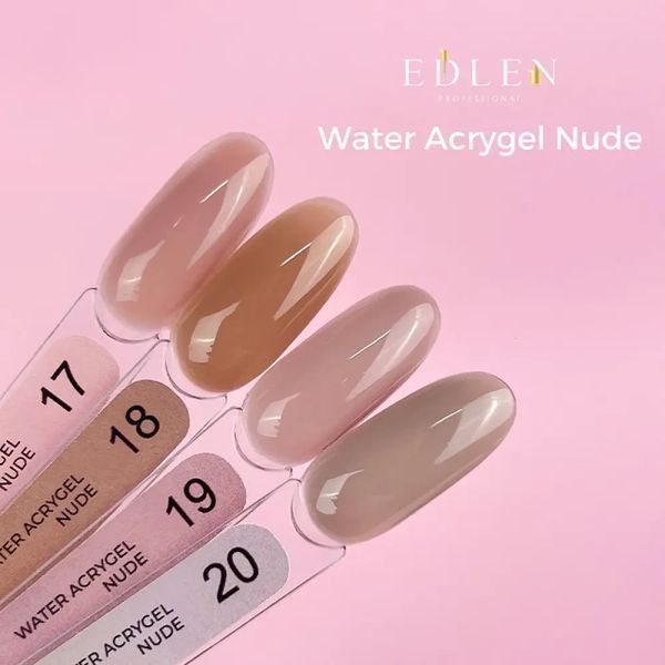 Гель Edlen Water Acrygel №17 Nude 9 мл фото