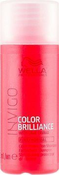 Шампунь для фарбованого тонкого і нормального волосся Wella Professionals Color Brilliance Shampoo 50 мл фото