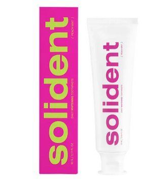 Зубная паста ежедневная отбеливающая Персик Мята Solident Peach Mint 90 мл фото