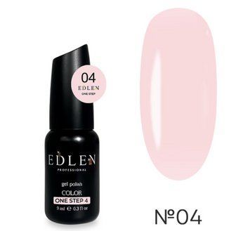 Однофазний гель-лак Edlen One step gel polish №04 9 мл фото
