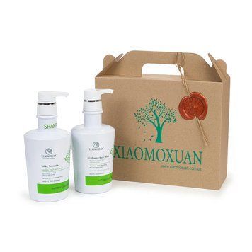 Набір для пошкодженого волосся Xiaomoxuan №1 (Шампунь з колагеном Xiaomoxuan Collagen Shampoo 550 мл, Маска для волосся Xiaomoxuan фото