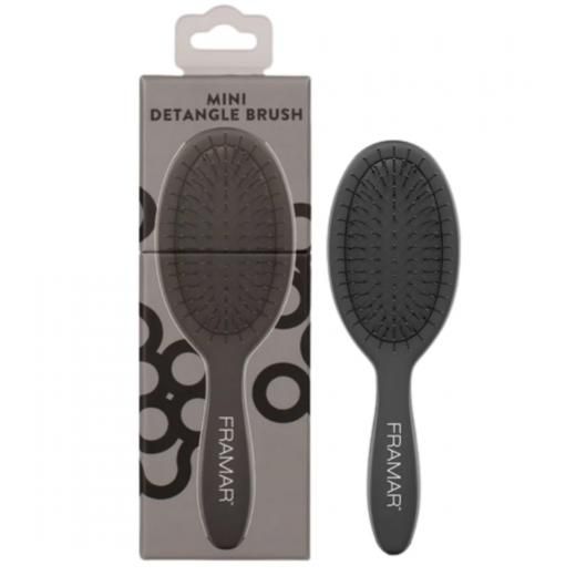 Щітка міні для волосся Mini Detangle Brush Black фото