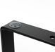 Підставка для педикюру на знімних чорних металевих ніжках Spenvi Loft Black на коричневій основі LSL001 фото 3