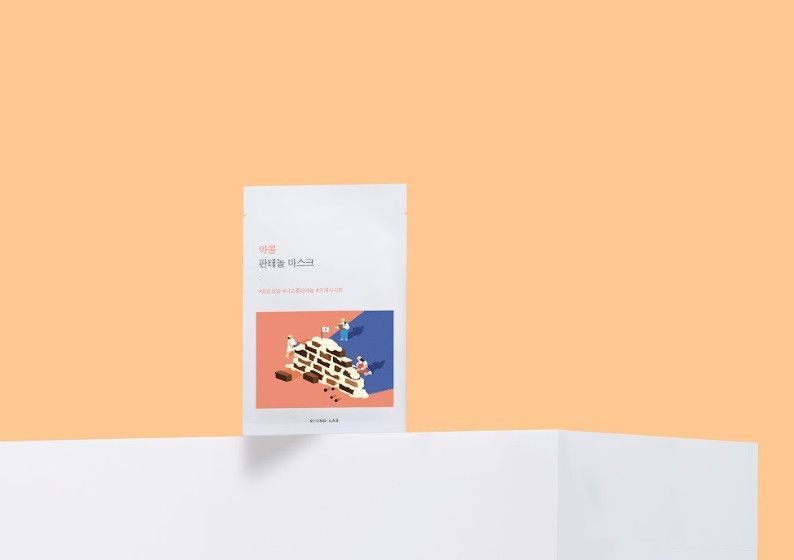 Маска тканинна з екстрактом соєвих бобів та пантенолом Round Lab Soybean Panthenol Mask Sheet 25 мл фото