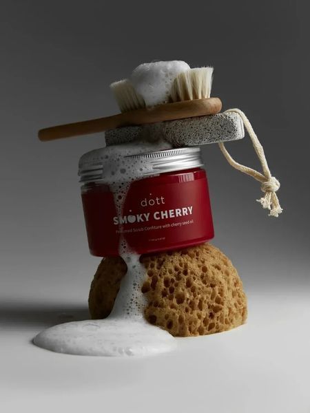 Скраб-кофітюр парфумований для тіла з маслом вишневих кісточок Dott Smoky Cherry Body Scrub 450 г фото