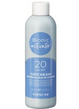 Парфюмерная окислительная эмульсия 6% Inebrya Bionic Oxycream Zaffiro-Collagene 150 мл фото