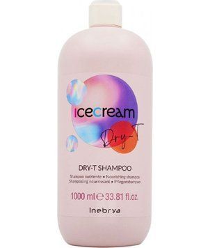 Шампунь для сухих, вьющихся и окрашенных волос Inebrya Dry-T Shampoo 1000 мл фото