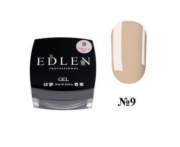 Гель моделирующий Edlen Builder Gel №09 бежево кофейный 15 мл фото