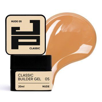 Білдер-гель для моделювання класичний №05 Jerden Proff Classic Builder Gel 20 мл фото