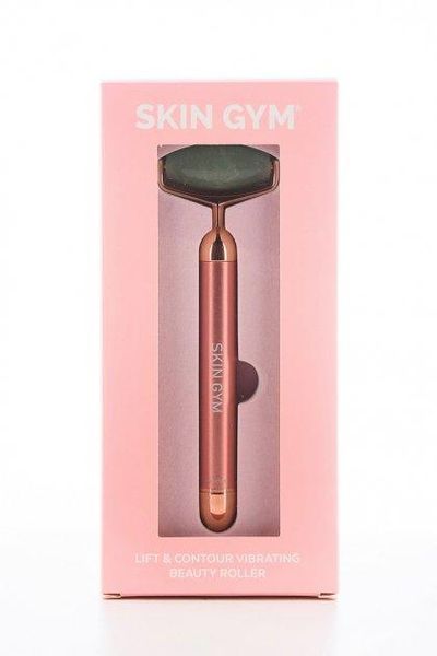 Вибрирующий роллер Skin Gym Rose Quartz Vibrating Lift & Contour Beauty Roller фото