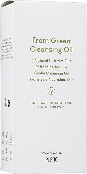 Гідрофільна олія для зняття макіяжу Purito From Green Cleansing Oil 200 мл фото
