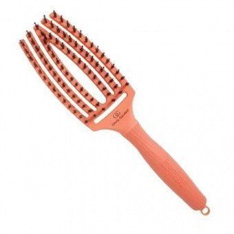 Щетка FINGER BRUSH COMBO BLUSH Coral 2020 OLIVIA GARDEN фото