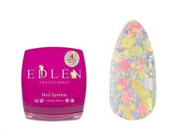 Глиттер №04 Edlen Confetti Glitter 5 мл фото
