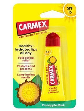Бальзам для губ со вкусом ананаса и мяты Carmex Pineapple Mint 10 г фото