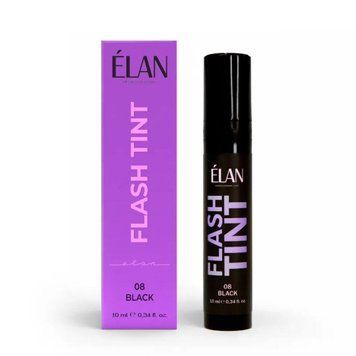 Фарба для брів Elan Flash Tint 08 Black 10 мл фото