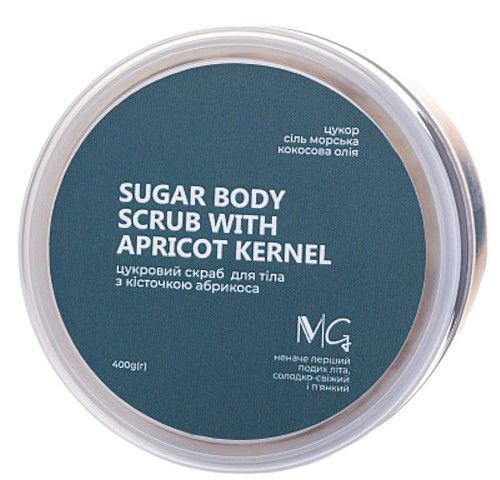 Скраб цукровий для тіла з кісточкою абрикоса MG Body Scrub With Apricot Kernel 400 г фото