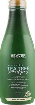 Зміцняючий шампунь для жирних волосся з маслом чайного дерева Beaver Shampoo Tera Tree 730 мл фото