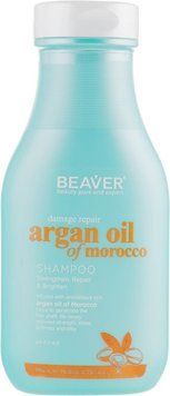 Поновлюючий шампунь для пошкоджених волосся з аргановою олією Beaver Shampo Argan Oil 60 мл фото