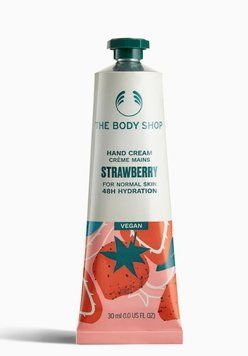Крем для рук Полуниця The Body Shop Strawberry Hand Cream 30 мл фото
