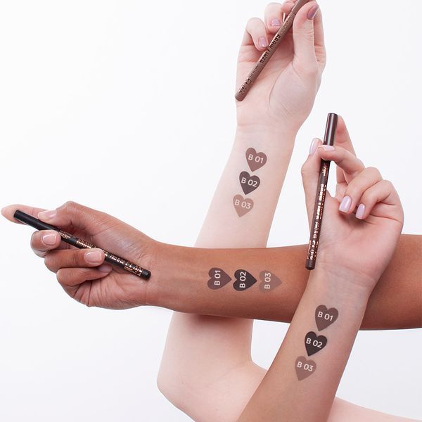 Карандаш для бровей Elan Brow Liner Pro B 01 Medium Brown фото