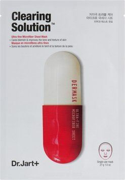 Маска тканинна для обличчя очищувальна Dr.Jart+ Dermask Clearing Solution Mask 27 мл фото