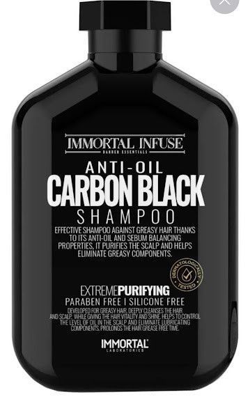 Шампунь для жирного волосся IMMORTAL Infuse Сarbon Black 500 мл фото
