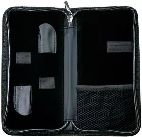 Чехол кожаный для парикмахерских ножниц двойной SPL Double Case фото