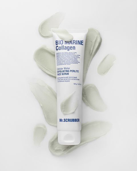 Скраб для лица перлитный Mr.Scrubber Bio Marine Collagen 100 мл фото