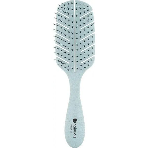 Щітка масажна Hairway Eco Corn масажна голуба 10 рядів фото